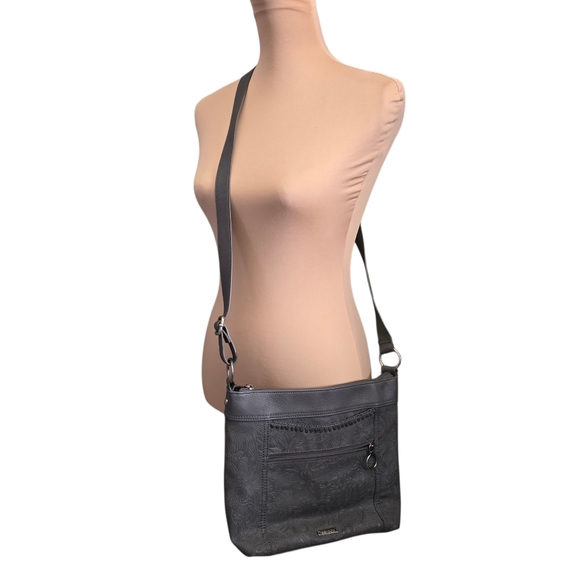 Sakroots Handbags - Sakroots Gray Arcadia Crossbody Bag Purse